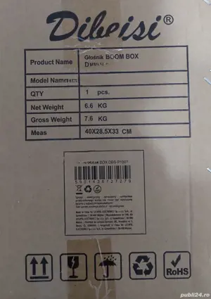 Subwoofer Dibeisi 300W ,150W RMS, 10 inch, 4 ohm impedance,Nou! - imagine 5