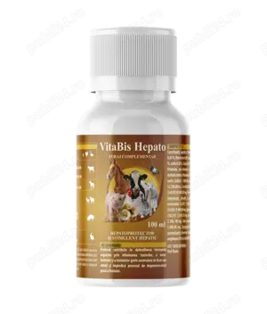 Furaj complementar dietetic cu aminoacizi si vitamine VitaBis Hepato - 100 ml
