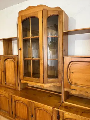 Mobilă bibliotecă din lemn  - imagine 4