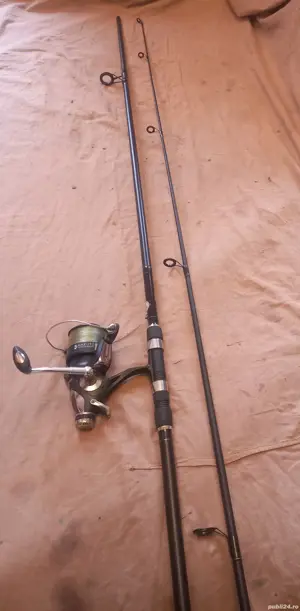 Anseta carbon 3,6m, Dragon Carp, mulineta Hakuyo XY6000, 10 rulmenti 