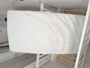 Pătuț copii,cu sertar de depozitare,protecție laterale,saltea cu husa - imagine 5