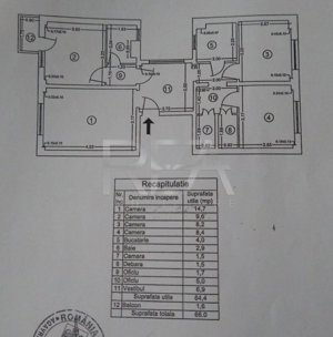 Apartament 4 camere decomandat Tei – Strada Luntrei, etaj 1 - imagine 7