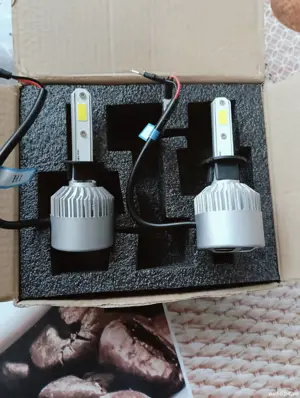 Becuri albe led H7 H1 T10  - imagine 3