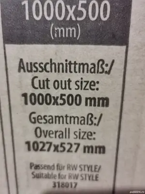 Rama interioara Carbest dimensiune 500x1000 mm. - imagine 5