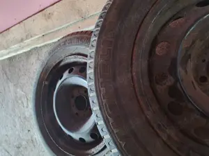 Jante tablă originale Peugeot Partner plus cauciucuri - imagine 4