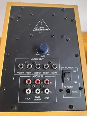 sistem audio calculator Tevion 5+1, impedanta 4 ohmi. - imagine 4