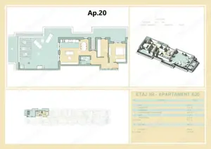 2 Camere Direct Dezvoltator -Incalzire in Pardoseala