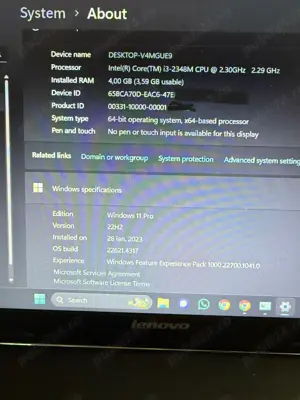 Lenovo B590 I3 x64 2,30GHz
