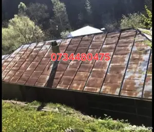 vopsim tabla pe acoperiș 