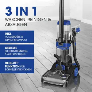 Aspirator 3in1 CLEANmaxx Carpet Cleaner Pro+m, spala, curata, aspira