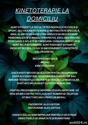 Kinetoterapie  Masaj 