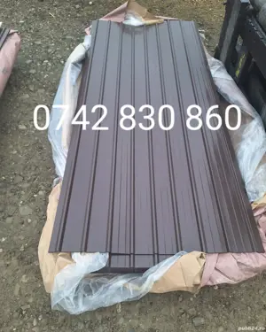 Tablă cutata colorată și zincată oferte 