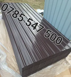 Tablă cutata colorată și zincată 