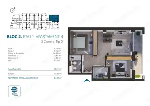 Apartament 3 camere | Torontalului - METRO 2 - imagine 4
