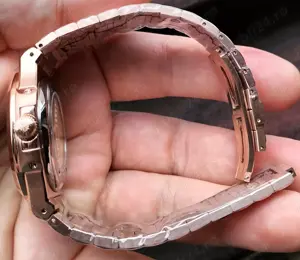 Patek Philippe Nautilus Jumbo 40 mm Japonez Miyota 8215 Rose Gold - imagine 4