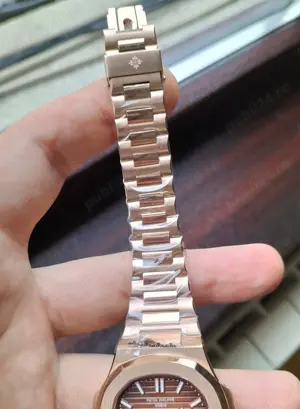 Patek Philippe Nautilus Jumbo 40 mm Japonez Miyota 8215 Rose Gold - imagine 2