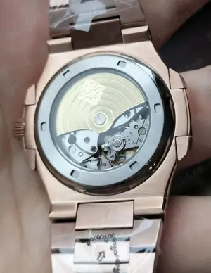 Patek Philippe Nautilus Jumbo 40 mm Japonez Miyota 8215 Rose Gold - imagine 3
