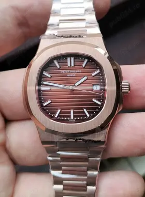 Patek Philippe Nautilus Jumbo 40 mm Japonez Miyota 8215 Rose Gold - imagine 5