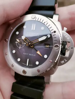 Panerai 44 mm Pam1323 Submersible GMT Navy Seal VSF P900