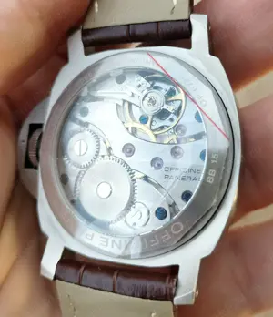 Panerai PAM177 Luminor Marina 44 mm Titan mecanic Unitas 6497 - imagine 3