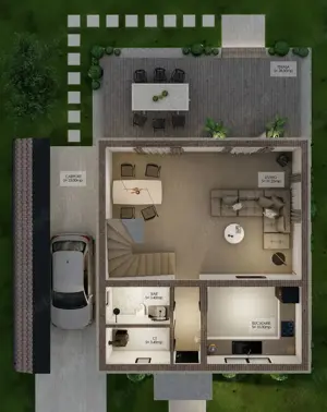 Casă nouă, AVANS DOAR 10000 EURO !!! Cartier Athena, comision 0%       - imagine 8