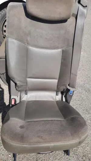 Ultimele 2 scaune piele gri+piele intoarsa Renault Espace IV an 2004-7 locuri - imagine 2