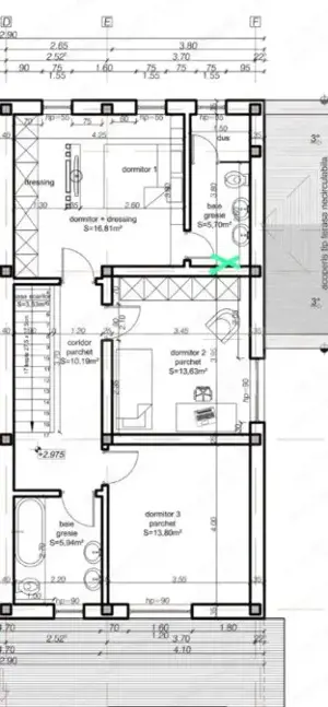 Duplex 4 camere, cu garaj si CTh, Su=143 mp, St=435mp, Dumbravita Lac-Padure
