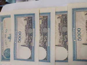Bancnote vechi 5000 lei 1941,consecutive UNC - imagine 3