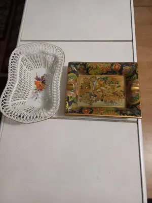 CINA CEA DE TAINA,TAVITA  FINE PORTELAN,obiecte de colectie,UNICATE,cadoul ideal pentru cei dragi - imagine 3