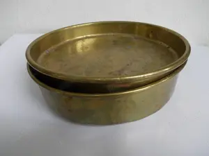 vas vechi din alama cu capac - imagine 5