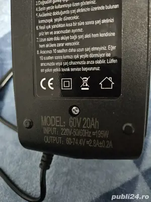 incarcator Volta pentru triciclu, bicicleta, scuter electric