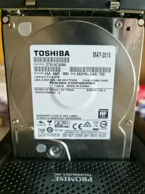 Hard PC DVR NAS Toshiba 2000GB 2TB SATA3 7.200rotatii 6GB sec, 100%