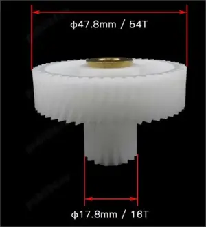 roata 16 cu 78 dinti masina de facut carnati sau tocat carne - imagine 4