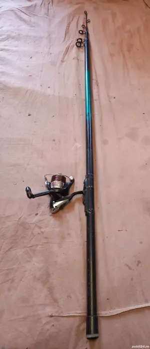 Lanseta bologneza 4m Penn cu mulineta Teben TEP300, 2 rulmenti 
