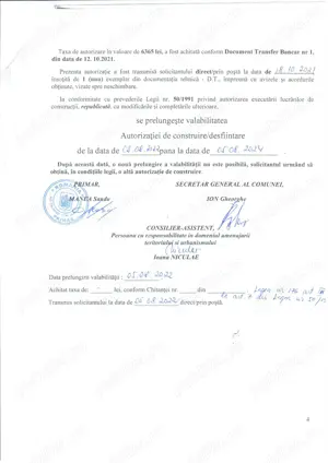 vand teren intravilan cu constructie inceputa - imagine 5