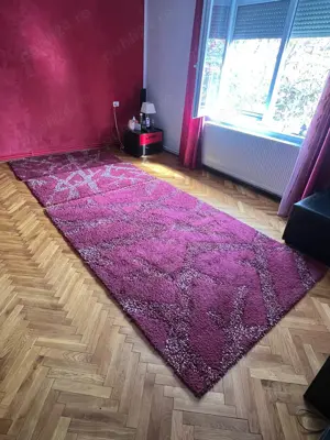 Vând set 3 covoare pufoase