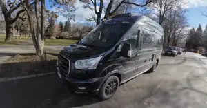 Autorulota lux 4 x 4 noua 2024 neagra 4 locuri dormit 