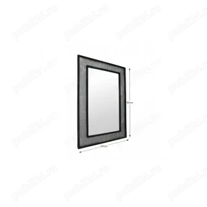 Oglinda negru argintiu 