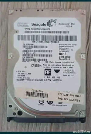 Hdd laptop 160gb, 320gb, 500gb - imagine 2