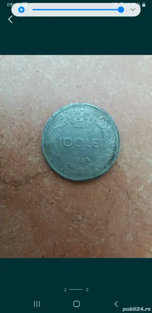 vand moneda 100 lei an 1944