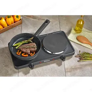 Plita electrica dubla Zilan ,2500W, termostat reglabil - imagine 3