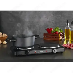 Plita electrica dubla Zilan ,2500W, termostat reglabil - imagine 2