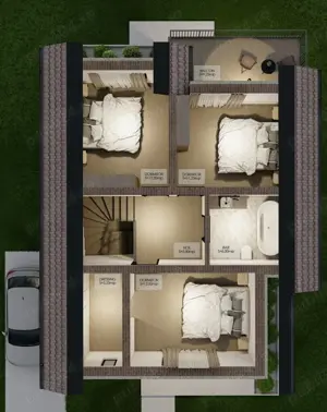 Casă nouă, AVANS DOAR 10000 EURO !!! Cartier Athena, comision 0% - imagine 11