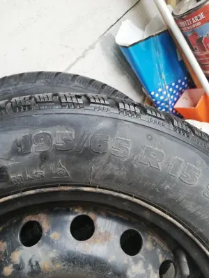 4 Jante R15 cu anvelope iarna