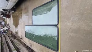 Geam Sprinter/vw LT 1996-2006 lungimi 185cm si 110cm cu tot cu cheder,atermice/ionizate originale  - imagine 5