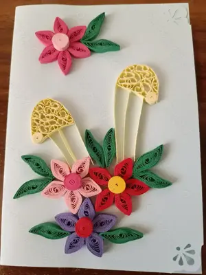 Felicitari handmade pentru Paste confecționate prin tehnica quilling - imagine 4