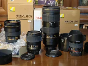  Nikon 24-70mm f 2.8G ED AF-S si 70-200 VR nanocrystal ca nou, foarte puțin folosit - imagine 4