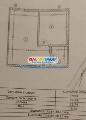 Apartament 2 camere mobilat utilat in Militari Residence 56.500 - imagine 8