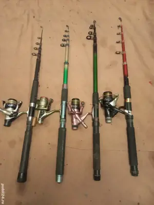 Lansete 2,4m, telescopica cu muinete 300