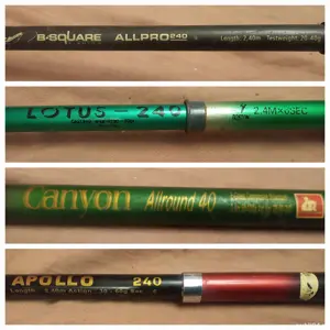 Lansete 2,4m, telescopica cu muinete 300 - imagine 2